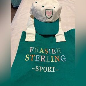 Sport Green and Pastel Barrel Tote and Cap